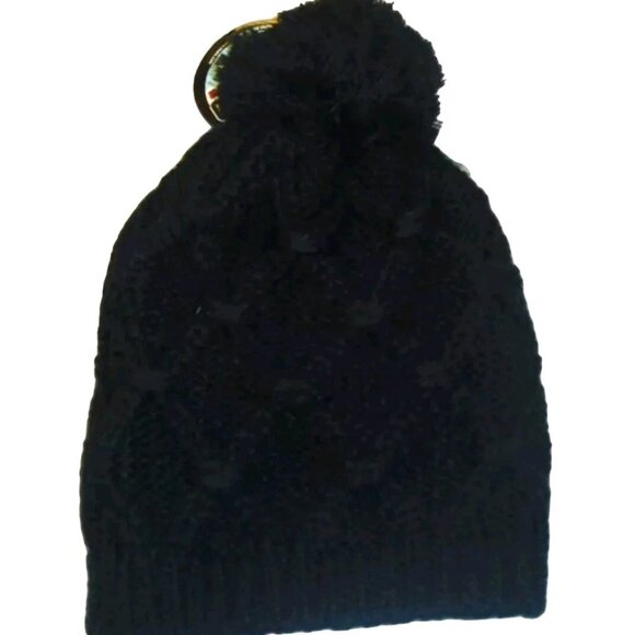 UConn Huskies University Womens Zephyr Blue Winter Hat Beanie Cap New Ncaa - Picture 3 of 3